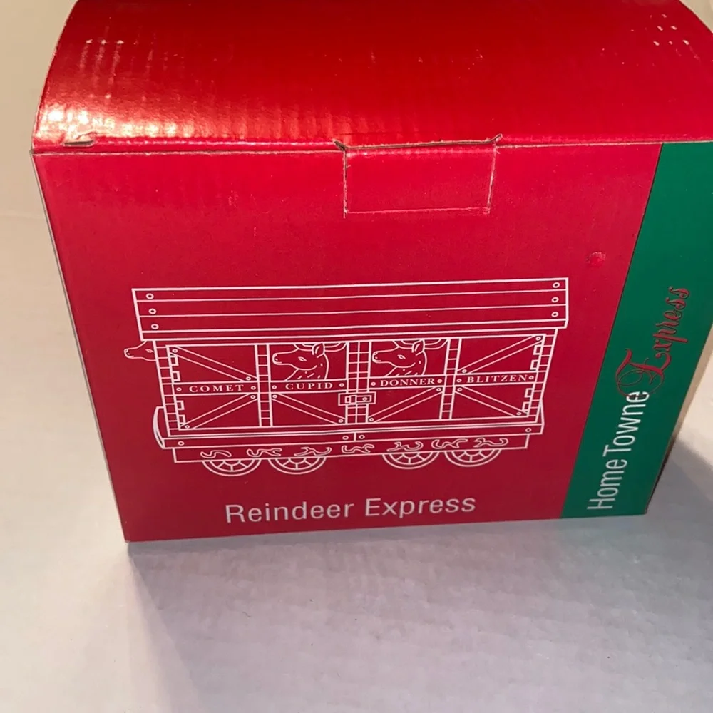 New in box vintage Home Towne Express 1998 Edition Reindeer Express by JC Penny